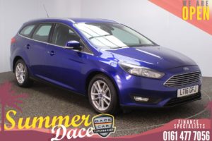 Used 2016 BLUE FORD FOCUS Estate 1.5 ZETEC TDCI 5DR 118 BHP (reg. 2016-03-08) for sale in Stockport