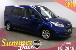 Used 2016 BLUE FORD GRAND TOURNEO CONNECT MPV 1.5 TITANIUM TDCI 5d AUTO 118 BHP (reg. 2016-03-18) for sale in Manchester