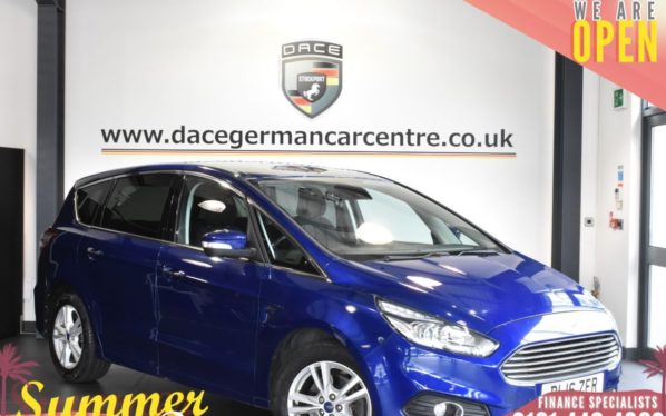 Used 2016 BLUE FORD S-MAX MPV 2.0 TITANIUM TDCI 5DR 148 BHP (reg. 2016-06-22) for sale in Bolton