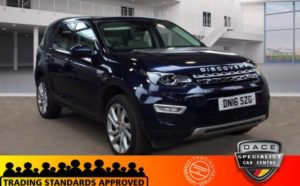 Used 2016 BLUE LAND ROVER DISCOVERY SPORT Estate 2.0 TD4 HSE LUXURY 5d AUTO 180 BHP (reg. 2016-04-14) for sale in Hazel Grove