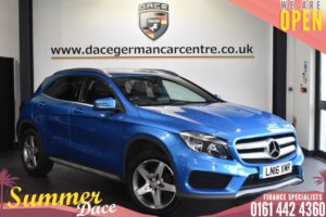 Used 2016 BLUE MERCEDES-BENZ GLA-CLASS Estate 2.1 GLA 200 D AMG LINE EXECUTIVE 5DR 134 BHP (reg. 2016-03-09) for sale in Bolton