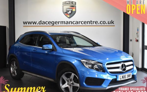 Used 2016 BLUE MERCEDES-BENZ GLA-CLASS Estate 2.1 GLA 200 D AMG LINE EXECUTIVE 5DR 134 BHP (reg. 2016-03-09) for sale in Bolton
