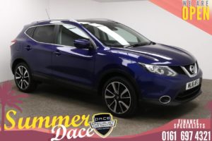 Used 2016 BLUE NISSAN QASHQAI Hatchback 1.2 TEKNA DIG-T 5d 113 BHP (reg. 2016-03-24) for sale in Manchester