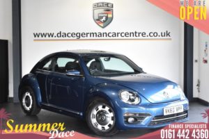 Used 2016 BLUE VOLKSWAGEN BEETLE Hatchback 1.2 DESIGN TSI BLUEMOTION TECHNOLOGY 3DR 104 BHP (reg. 2016-11-09) for sale in Bolton