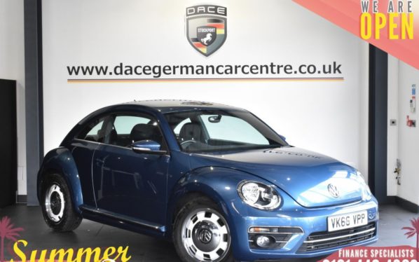 Used 2016 BLUE VOLKSWAGEN BEETLE Hatchback 1.2 DESIGN TSI BLUEMOTION TECHNOLOGY 3DR 104 BHP (reg. 2016-11-09) for sale in Bolton