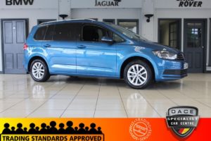 Used 2016 BLUE VOLKSWAGEN TOURAN MPV 1.2 SE TSI BLUEMOTION TECHNOLOGY 5d 109 BHP (reg. 2016-07-21) for sale in Hazel Grove