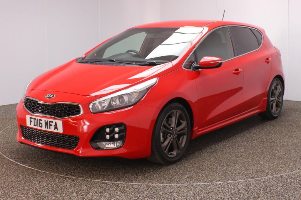 Used 2016 RED KIA CEED Hatchback 1.0 GT-LINE ISG 5DR 118 BHP for sale ...