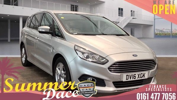 Used 2016 SILVER FORD S-MAX MPV 2.0 TITANIUM TDCI 5DR AUTO 148 BHP (reg. 2016-05-11) for sale in Stockport