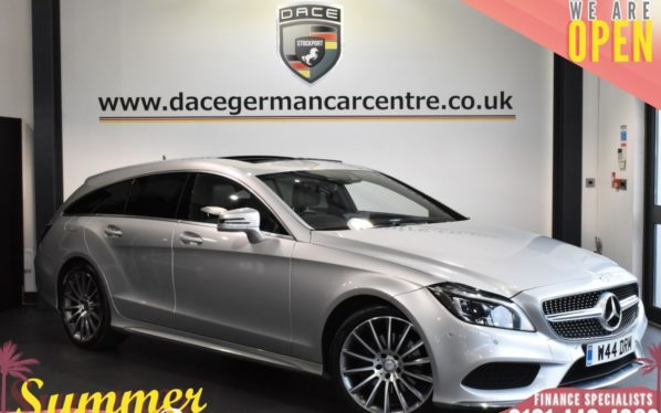 Used 2016 SILVER MERCEDES-BENZ CLS CLASS Estate 2.1 CLS220 D AMG LINE PREMIUM 5DR AUTO 174 BHP (reg. 2016-05-27) for sale in Bolton