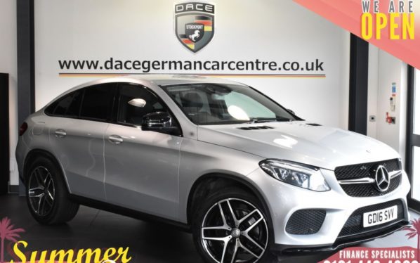 Used 2016 SILVER MERCEDES-BENZ GLE-CLASS Coupe 3.0 GLE 350 D 4MATIC AMG LINE 4DR AUTO 255 BHP (reg. 2016-05-25) for sale in Bolton