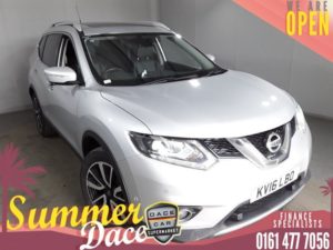 Used 2016 SILVER NISSAN X-TRAIL 4x4 1.6 DCI TEKNA 5DR 130 BHP (reg. 2016-03-01) for sale in Stockport