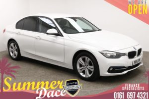 Used 2016 WHITE BMW 3 SERIES Saloon 2.0 320D SPORT 4d AUTO 188 BHP (reg. 2016-08-18) for sale in Manchester