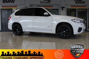 Used 2016 WHITE BMW X5 Estate 3.0 XDRIVE30D M SPORT 5d AUTO 255 BHP (reg. 2016-03-30) for sale in Hazel Grove