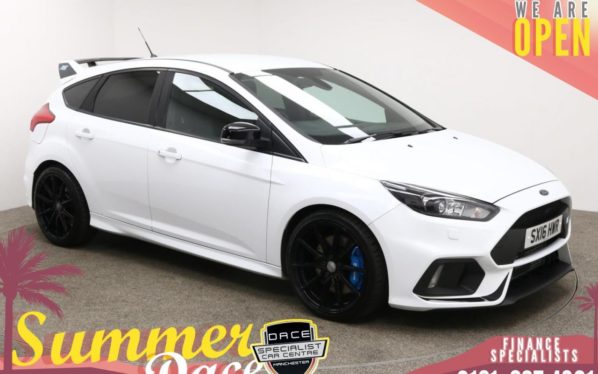 Used 2016 WHITE FORD FOCUS Hatchback 2.3 RS 5d 346 BHP (reg. 2016-05-01) for sale in Manchester
