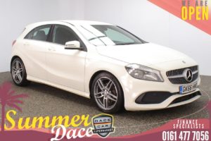 Used 2016 WHITE MERCEDES-BENZ A-CLASS Hatchback 2.1 A 200 D AMG LINE 5DR 134 BHP (reg. 2016-09-14) for sale in Stockport