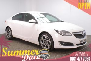 Used 2016 WHITE VAUXHALL INSIGNIA Hatchback 1.6 SRI NAV VX-LINE CDTI S/S 5DR 134 BHP (reg. 2016-04-19) for sale in Stockport