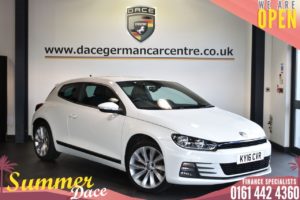 Used 2016 WHITE VOLKSWAGEN SCIROCCO Coupe 2.0 GT TDI BLUEMOTION TECHNOLOGY DSG 2DR AUTO 150 BHP (reg. 2016-03-07) for sale in Bolton
