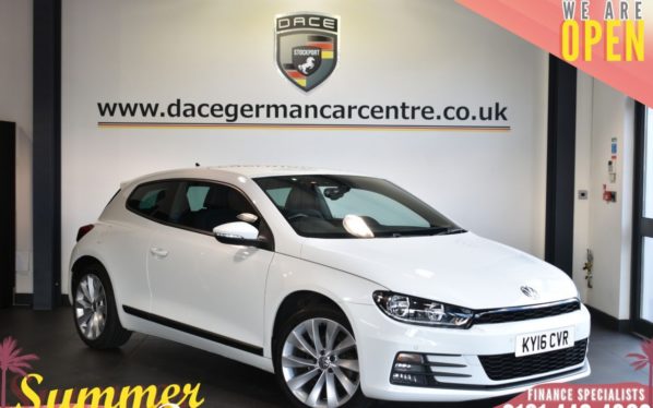 Used 2016 WHITE VOLKSWAGEN SCIROCCO Coupe 2.0 GT TDI BLUEMOTION TECHNOLOGY DSG 2DR AUTO 150 BHP (reg. 2016-03-07) for sale in Bolton