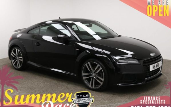 Used 2017 BLACK AUDI TT Coupe 1.8 TFSI S LINE 2d 178 BHP (reg. 2017-12-27) for sale in Manchester