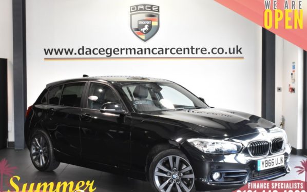 Used 2017 BLACK BMW 1 SERIES Hatchback 2.0 120D SPORT 5DR AUTO 188 BHP (reg. 2017-01-30) for sale in Bolton