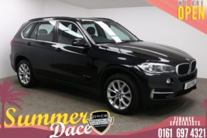 Used 2017 BLACK BMW X5 4x4 2.0 XDRIVE25D SE 5d AUTO 231 BHP (reg. 2017-03-07) for sale in Manchester