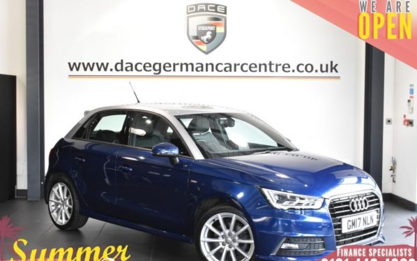 Used 2017 BLUE AUDI A1 Hatchback 1.4 SPORTBACK TFSI S LINE 5DR AUTO 123 BHP (reg. 2017-06-27) for sale in Bolton