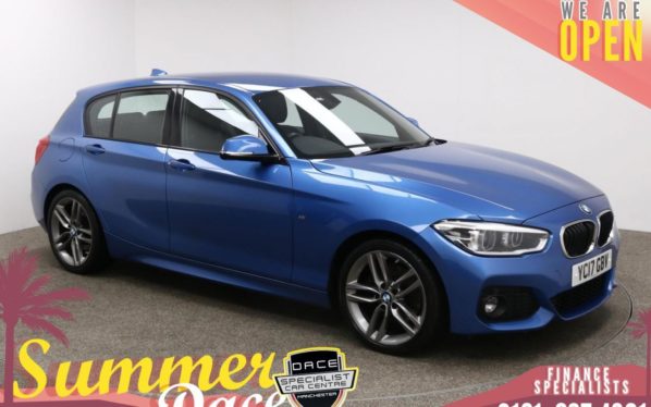 Used 2017 BLUE BMW 1 SERIES Hatchback 2.0 125D M SPORT 5d AUTO 221 BHP (reg. 2017-04-18) for sale in Manchester