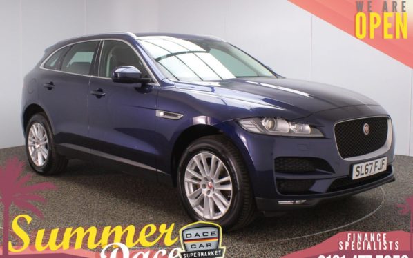 Used 2017 BLUE JAGUAR F-PACE 4x4 2.0 PORTFOLIO AWD 5DR 1 OWNER AUTO 178 BHP (reg. 2017-10-26) for sale in Stockport