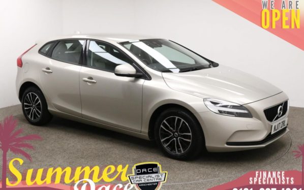 Used 2017 GOLD VOLVO V40 Hatchback 2.0 T2 MOMENTUM 5d 120 BHP (reg. 2017-04-20) for sale in Manchester