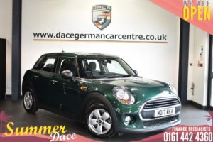 Used 2017 GREEN MINI HATCH ONE Hatchback 1.2 ONE 5DR 101 BHP (reg. 2017-07-14) for sale in Bolton