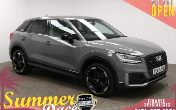 Used 2017 GREY AUDI Q2 Estate 2.0 TFSI QUATTRO S LINE EDITION 1 5d 188 BHP (reg. 2017-11-30) for sale in Manchester