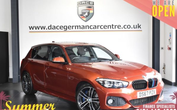 Used 2017 ORANGE BMW 1 SERIES Hatchback 2.0 118D M SPORT SHADOW EDITION 5DR AUTO 147 BHP (reg. 2017-12-16) for sale in Bolton