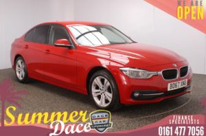 Used 2017 RED BMW 3 SERIES Saloon 2.0 316D SPORT 4DR 1 OWNER AUTO 114 BHP (reg. 2017-11-30) for sale in Stockport