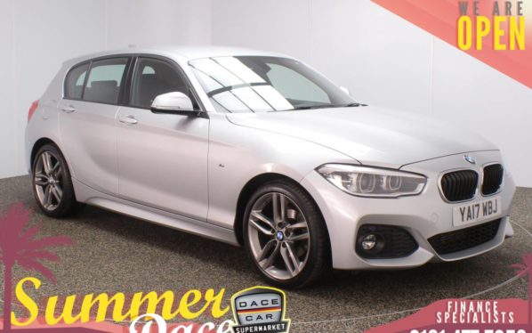 Used 2017 SILVER BMW 1 SERIES Hatchback 2.0 118D M SPORT 5DR 147 BHP (reg. 2017-07-03) for sale in Stockport