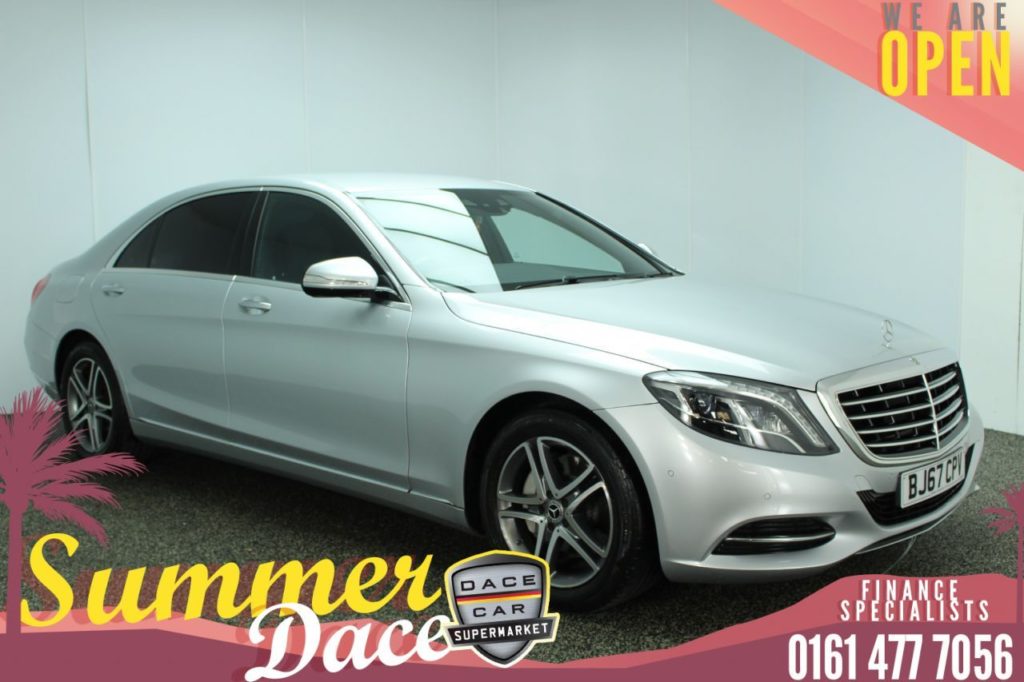 Used 2017 SILVER MERCEDES-BENZ S-CLASS Saloon 3.0 S 350 D L SE 4DR AUTO 255 BHP (reg. 2017-09-29) for sale in Stockport