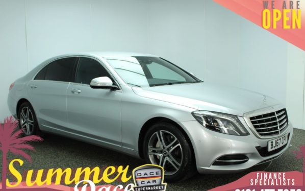 Used 2017 SILVER MERCEDES-BENZ S-CLASS Saloon 3.0 S 350 D L SE 4DR AUTO 255 BHP (reg. 2017-09-29) for sale in Stockport
