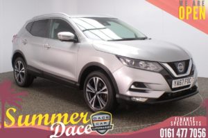 Used 2017 SILVER NISSAN QASHQAI Hatchback 1.6 N-CONNECTA DCI XTRONIC 5DR AUTO 128 BHP (reg. 2017-11-30) for sale in Stockport