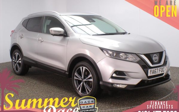 Used 2017 SILVER NISSAN QASHQAI Hatchback 1.6 N-CONNECTA DCI XTRONIC 5DR AUTO 128 BHP (reg. 2017-11-30) for sale in Stockport