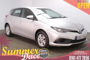 Used 2017 SILVER TOYOTA AURIS Hatchback 1.8 VVT-I ACTIVE 5DR 1 OWNER AUTO 99 BHP (reg. 2017-10-30) for sale in Stockport