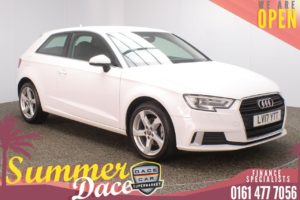 Used 2017 WHITE AUDI A3 Hatchback 1.0 TFSI SPORT 3DR 1 OWNER AUTO 114 BHP (reg. 2017-06-24) for sale in Stockport