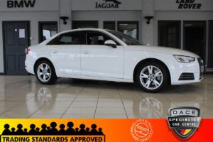 Used 2017 WHITE AUDI A4 Saloon 1.4 TFSI SPORT 4d AUTO 148 BHP (reg. 2017-10-31) for sale in Hazel Grove