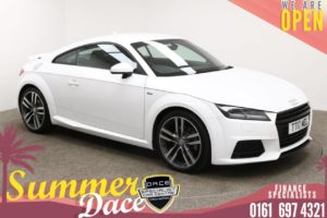 Used 2017 WHITE AUDI TT Coupe 1.8 TFSI S LINE 2d 178 BHP (reg. 2017-05-22) for sale in Manchester