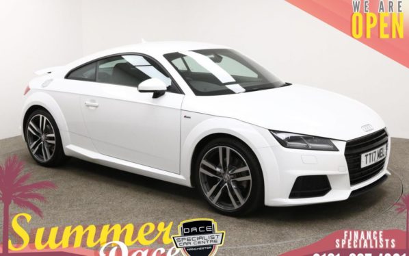 Used 2017 WHITE AUDI TT Coupe 1.8 TFSI S LINE 2d 178 BHP (reg. 2017-05-22) for sale in Manchester