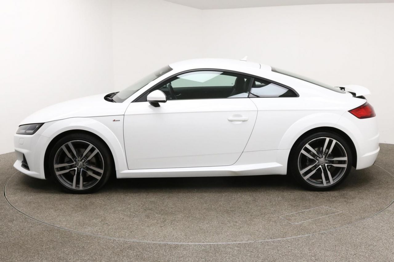 Used 2017 WHITE AUDI TT Coupe 1.8 TFSI S LINE 2d 178 BHP for sale in