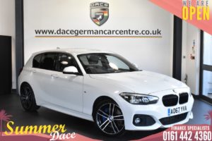 Used 2017 WHITE BMW 1 SERIES Hatchback 2.0 118D M SPORT SHADOW EDITION 5DR AUTO 147 BHP (reg. 2017-12-19) for sale in Bolton