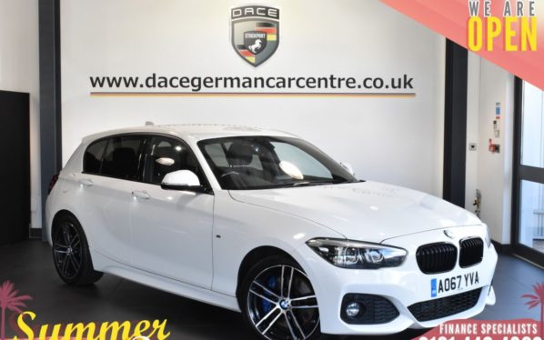 Used 2017 WHITE BMW 1 SERIES Hatchback 2.0 118D M SPORT SHADOW EDITION 5DR AUTO 147 BHP (reg. 2017-12-19) for sale in Bolton