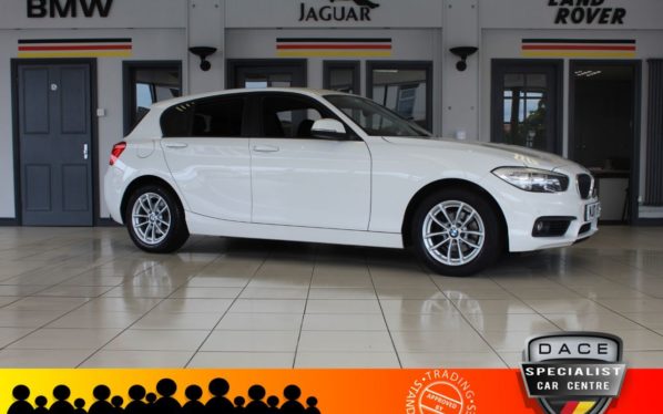 Used 2017 WHITE BMW 1 SERIES Hatchback 2.0 118D SE 5d AUTO 147 BHP (reg. 2017-04-28) for sale in Hazel Grove