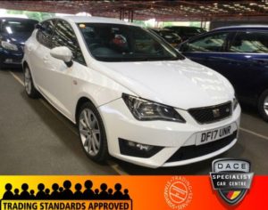 Used 2017 WHITE SEAT IBIZA Hatchback 1.2 TSI FR TECHNOLOGY 5d 109 BHP (reg. 2017-06-09) for sale in Hazel Grove