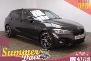 Used 2018 BLACK BMW 1 SERIES Hatchback 1.5 118I M SPORT SHADOW EDITION 5DR AUTO 134 BHP (reg. 2018-05-11) for sale in Stockport