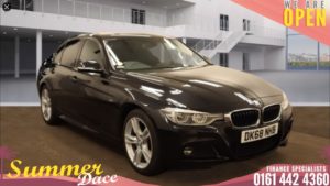 Used 2018 BLACK BMW 3 SERIES Saloon 2.0 320I M SPORT 4DR AUTO 181 BHP (reg. 2018-10-31) for sale in Bolton